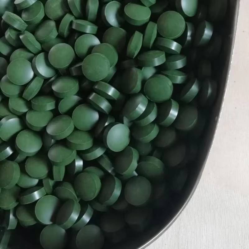 Aquarium Fish Vitamin - 100-3000pc Tablet Spirulina Kemurnian Tinggi, Rumput