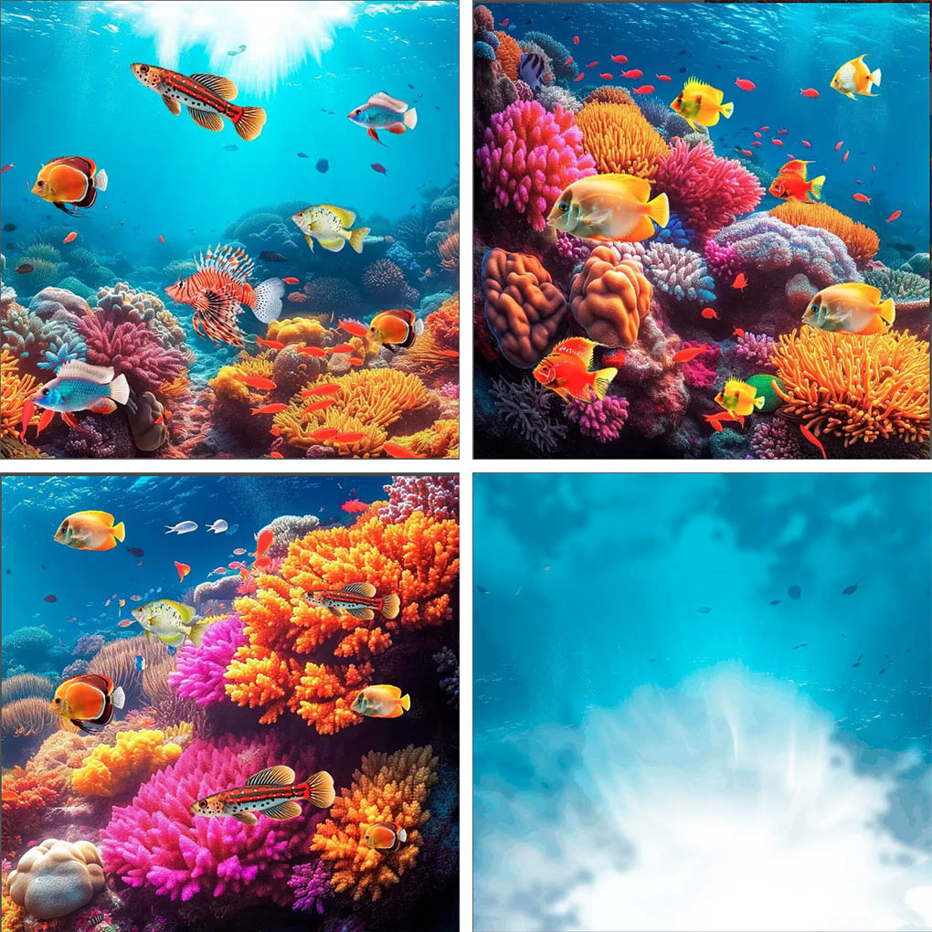 Aquarium Fish World - Mehofond Latar Belakang Fotografi Dasar Laut