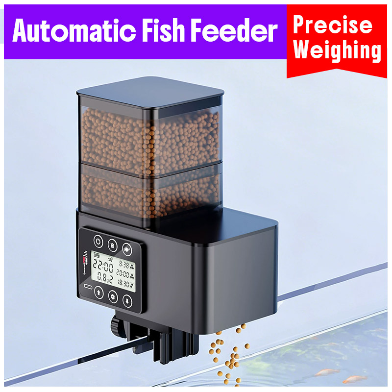 Aquarium Fish Feeder Automatic - Pengumpan Ikan Otomatis Pintar dan Presisi