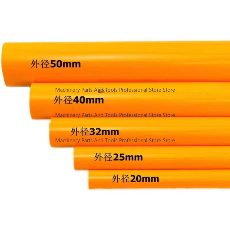 Aquarium Fish Long - 2 buah Pipa PVC Oranye OD