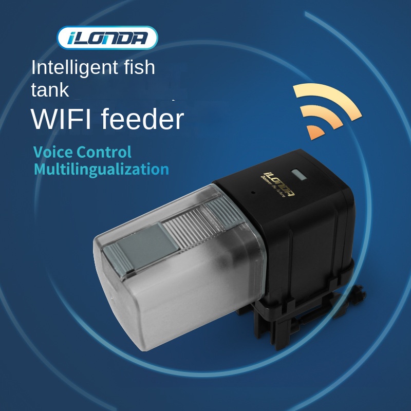 Aquarium Fish Feeder Automatic - iLONDA Tangki Ikan Akuarium WiFi Pengumpan
