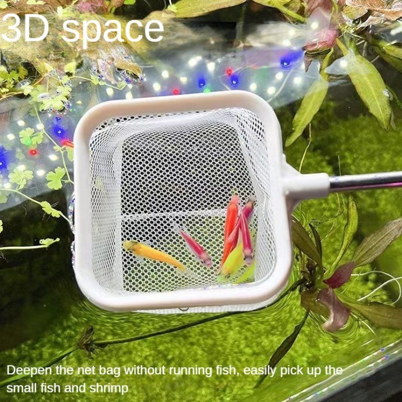 Aquarium Fish Net Small - Jaring ikan akuarium 3D baja tahan