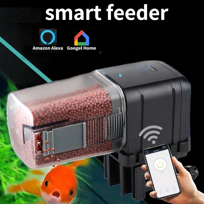 Aquarium Fish Feeder Automatic - Pemberi Makan Ikan WiFi Otomatis Produk