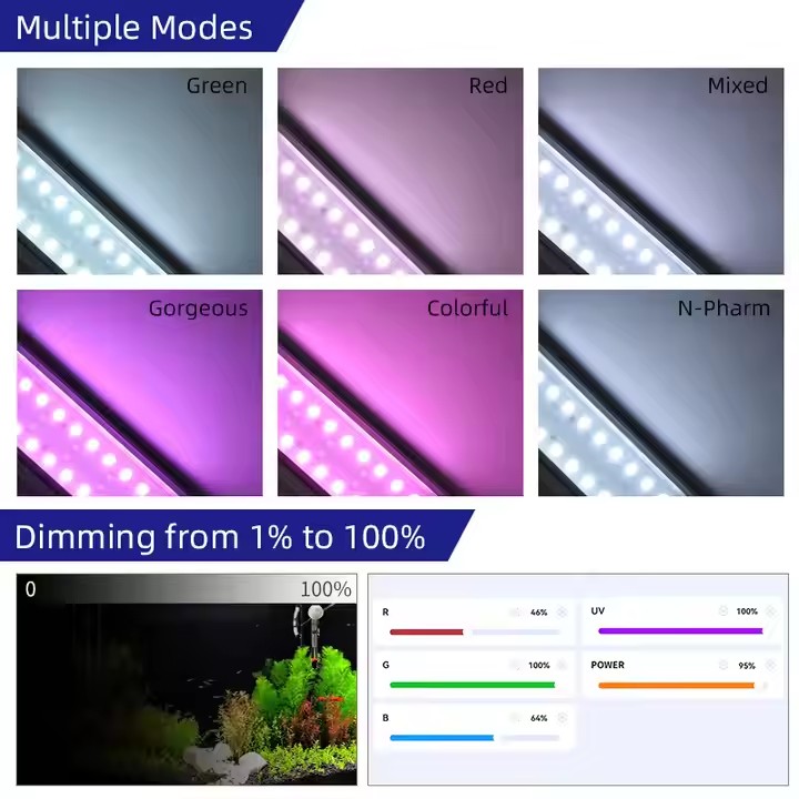 Lampu Akuarium WEEK AQUA Seri  - Aquarium Fish App ulasan dan harga