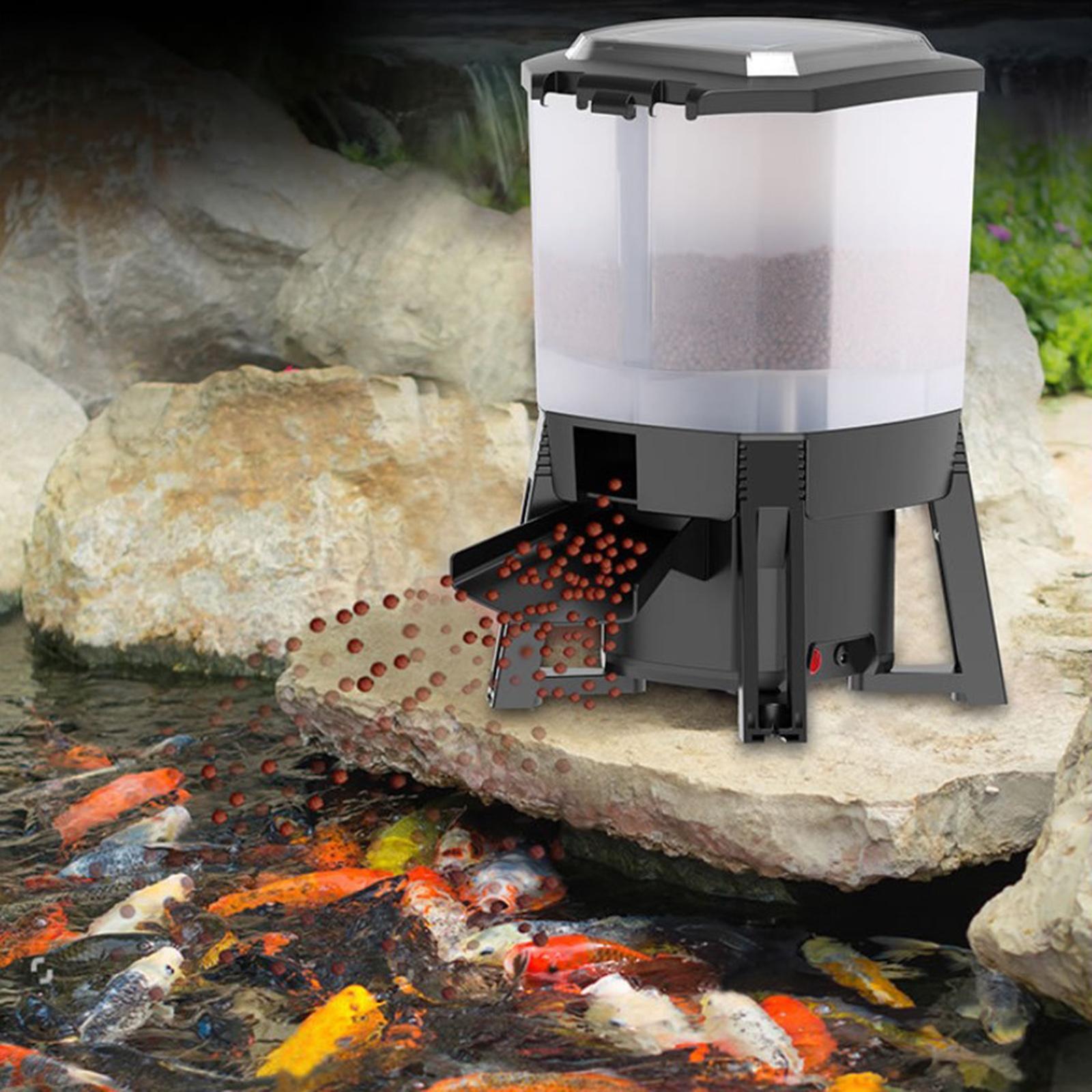 Pengumpan Ikan Otomatis Tenaga - Aquarium Fish Feeder Automatic ulasan dan harga
