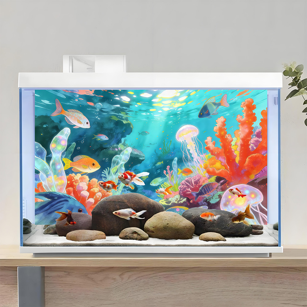 Latar Belakang Akuarium, Latar - Aquarium Fish World ulasan dan harga