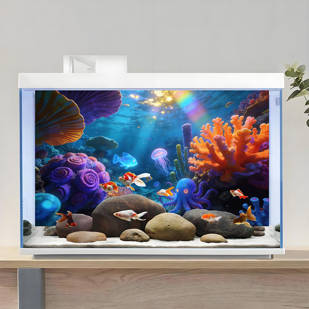Dunia bawah laut di bawah caha - Aquarium Fish World ulasan dan harga