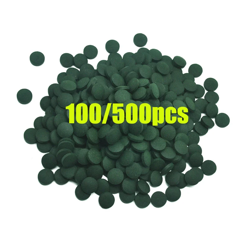 100 buah tablet Spirulina Spir - Aquarium Fish Vitamin ulasan dan harga