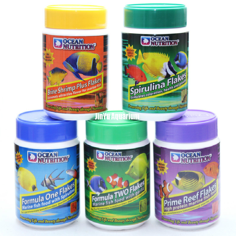 Serpihan Laut makanan ikan nut - Fish Food Flake ulasan dan harga