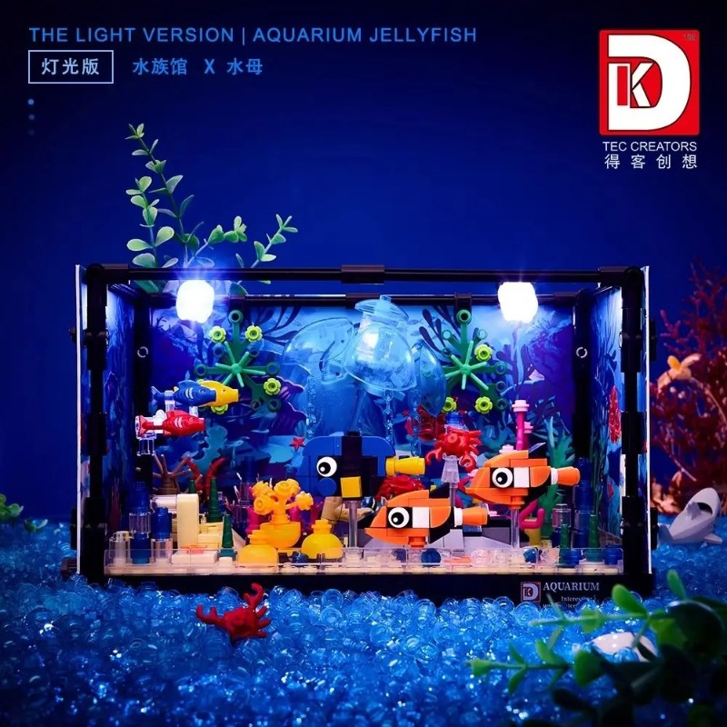 3 Set Blok Bangunan Puzzle Aku - Aquarium Fish World ulasan dan harga