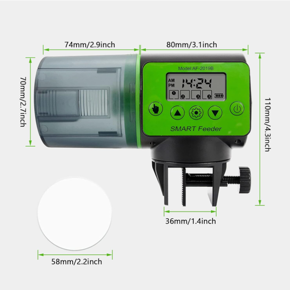 Pengumpan tangki ikan otomatis - Aquarium Fish Feeder Automatic ulasan dan harga