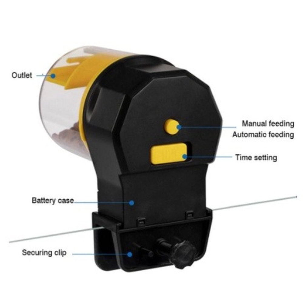 Pengumpan tangki ikan otomatis - Aquarium Fish Feeder Automatic ulasan dan harga