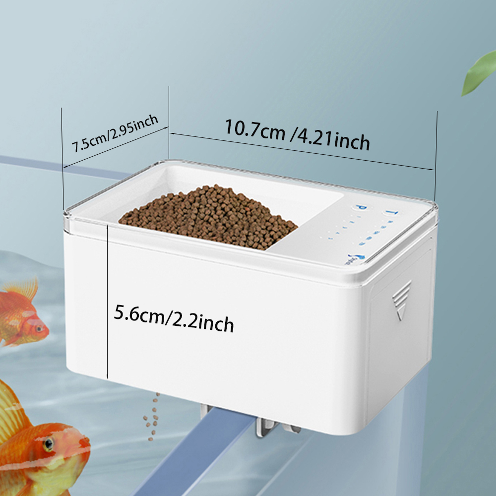 Pengumpan Ikan Kapasitas Besar - Aquarium Fish Feeder Automatic ulasan dan harga