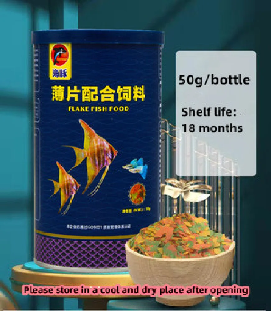 C40g-180g Botol Hias Pelet Cic - Aquarium Fish Vitamin ulasan dan harga