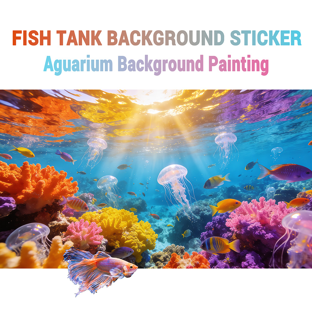 Dunia Bawah Laut, Lukisan Lata - Aquarium Fish World ulasan dan harga