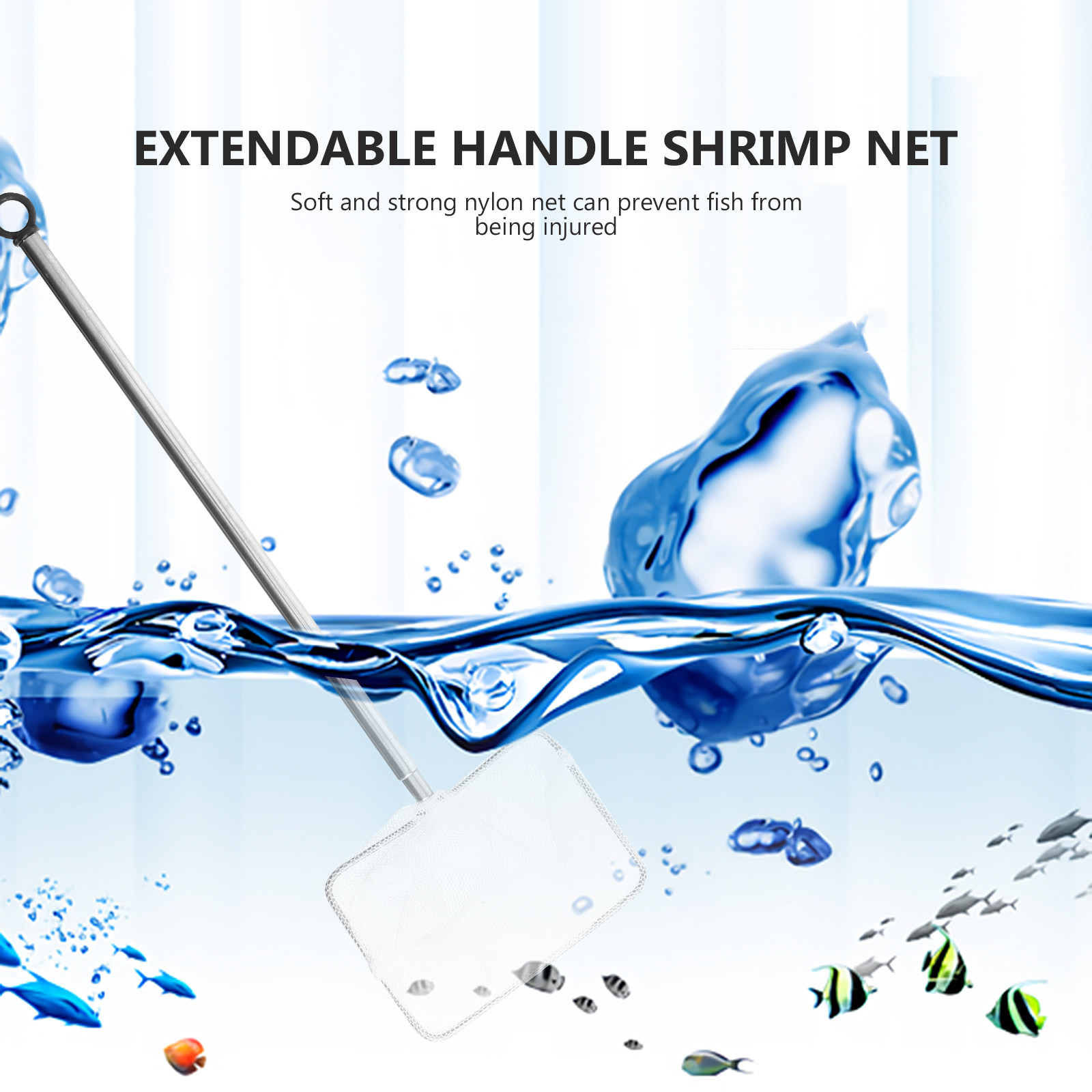Jaring Pancing Stainless Steel - Aquarium Fish Net Small ulasan dan harga