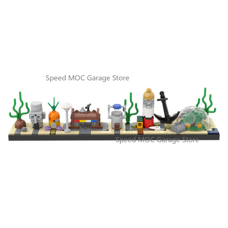 Set MOC Pemandangan Kota Bawah - Aquarium Fish Lego ulasan dan harga