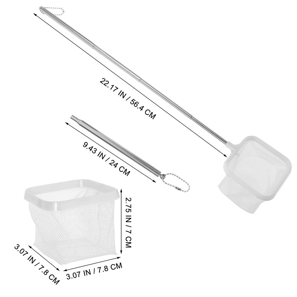 2Pcs Jaring Akuarium Stainless - Aquarium Fish Net Small ulasan dan harga