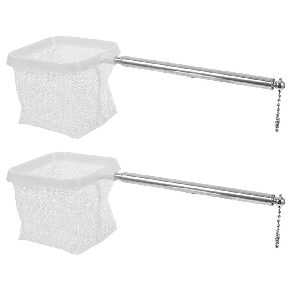 2Pcs Jaring Akuarium Stainless - Aquarium Fish Net Small ulasan dan harga