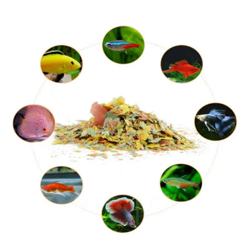 Pewarna Makanan Ikan dan Pakan - Fish Food Flake ulasan dan harga