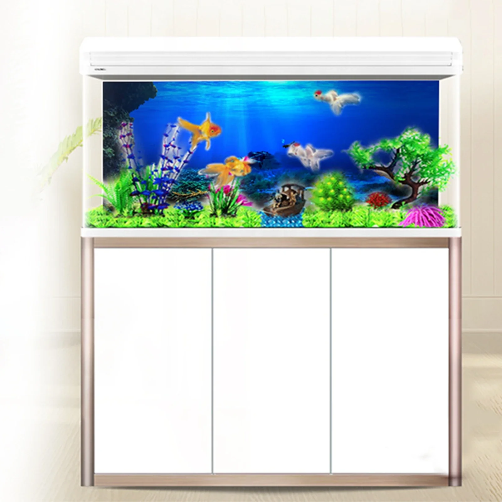 Hutan hujan akuarium Poster la - Aquarium Fish World ulasan dan harga