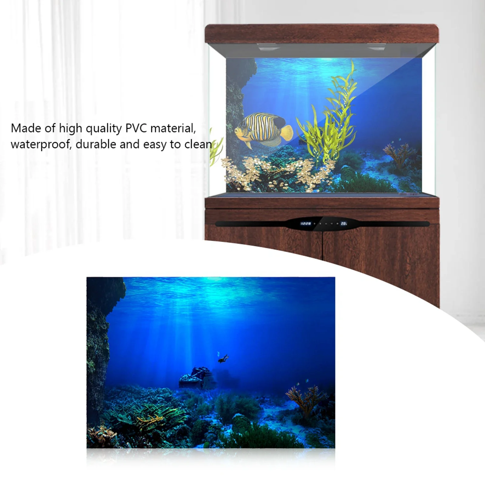 Hutan hujan akuarium Poster la - Aquarium Fish World ulasan dan harga
