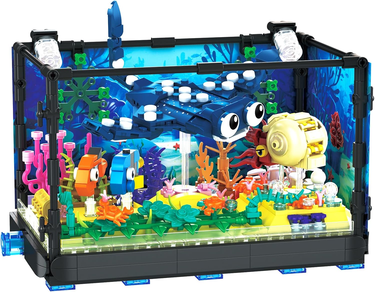 Set Bangunan Akuarium Ikan - M - Aquarium Fish Lego ulasan dan harga