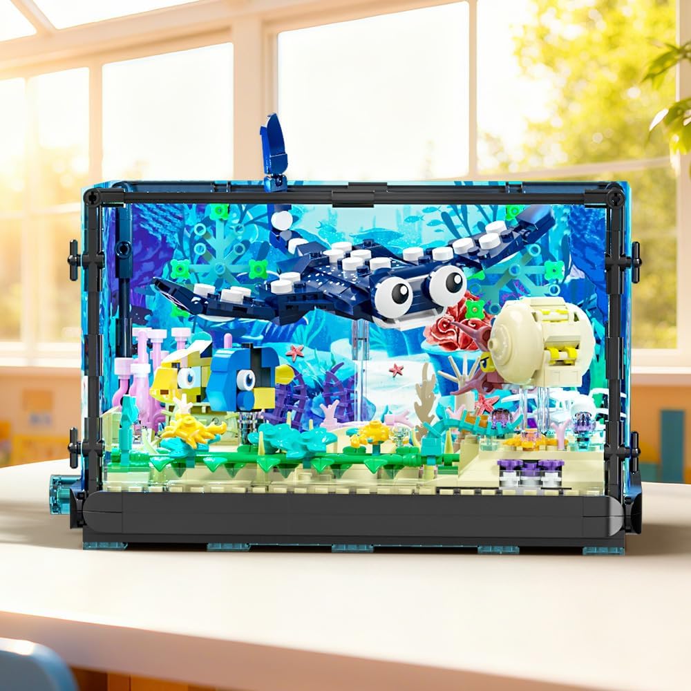 Set Bangunan Akuarium Ikan - M - Aquarium Fish Lego ulasan dan harga