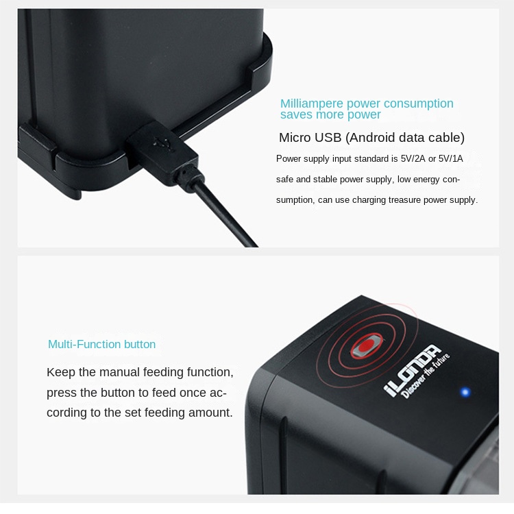 iLONDA Tangki Ikan Akuarium Wi - Aquarium Fish Feeder Automatic ulasan dan harga