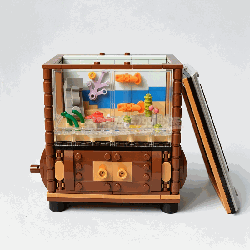 551 Pcs Blok Bangunan Akuarium - Aquarium Fish Lego ulasan dan harga