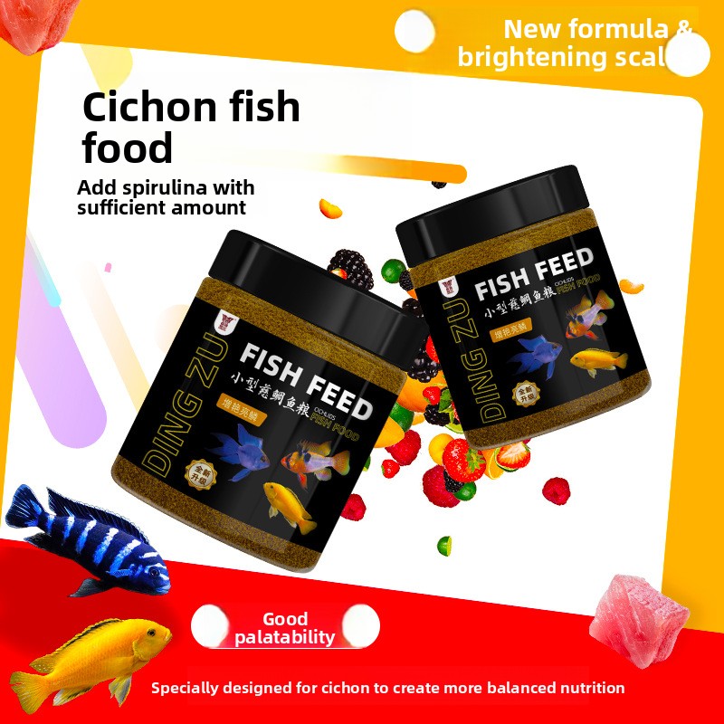 DINGZU Formula Makanan Ikan Ci - Fish Food Flake ulasan dan harga