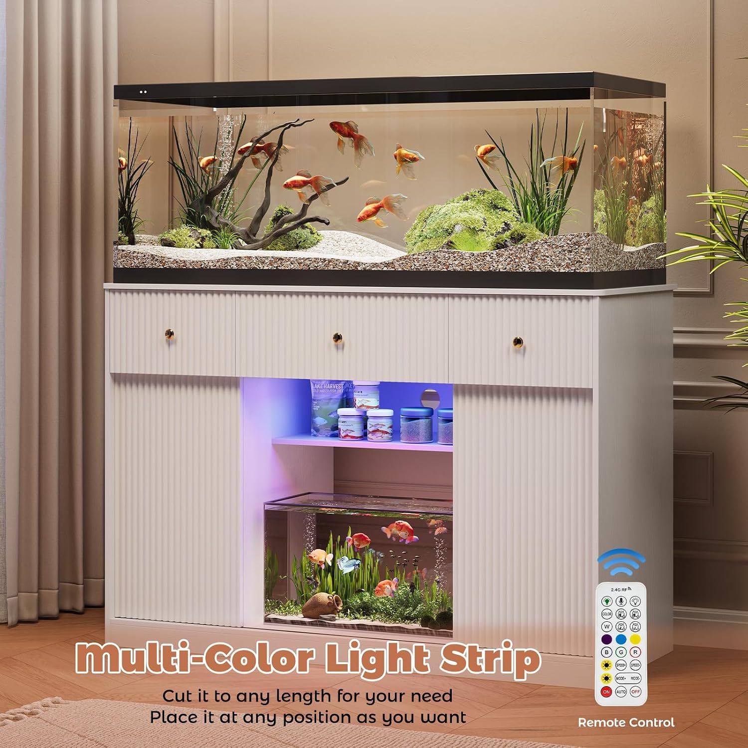 Stand Akuarium Garvee untuk Ta - Aquarium Fish Lego ulasan dan harga