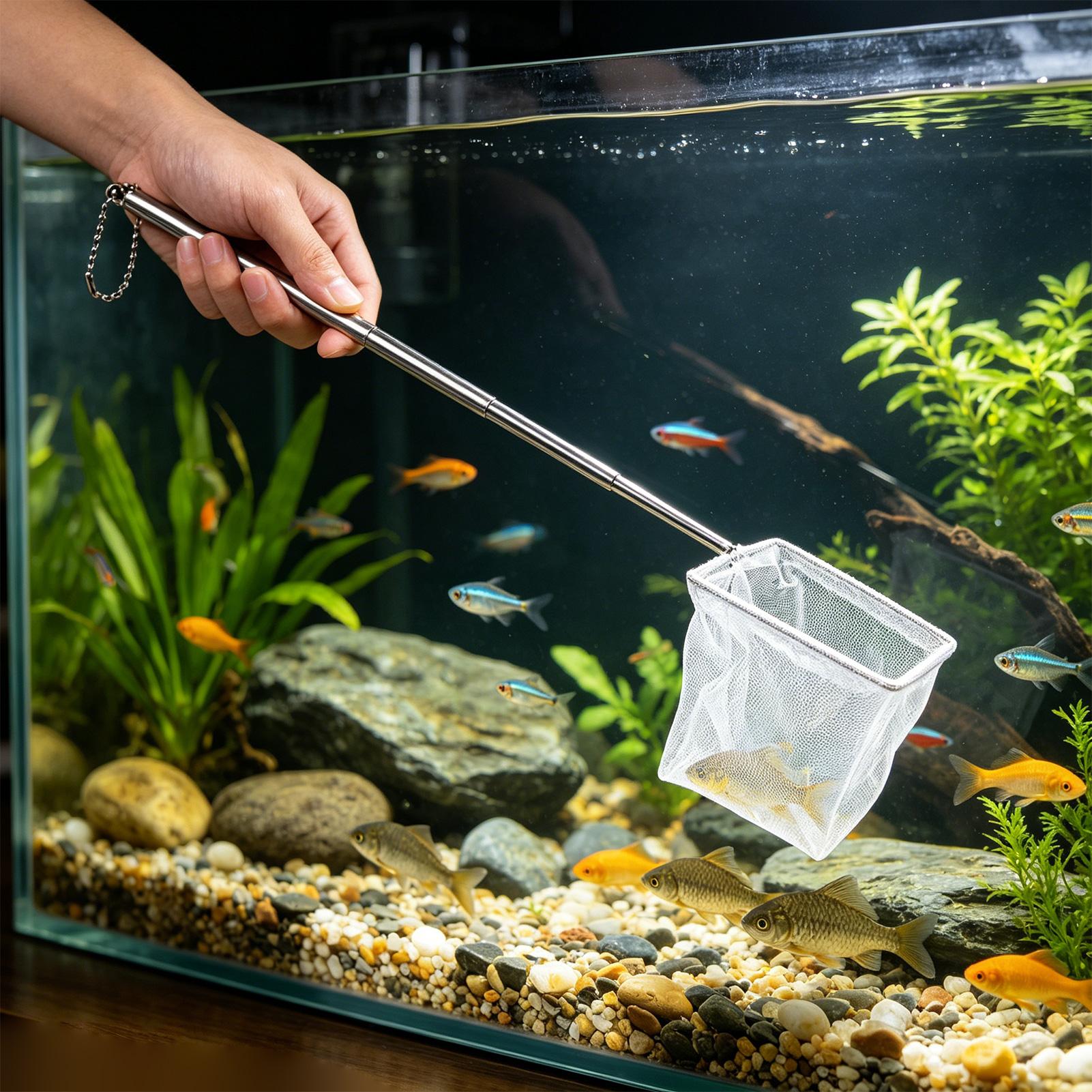 2 Buah Jaring Ikan Kecil Pegan - Aquarium Fish Net Small ulasan dan harga