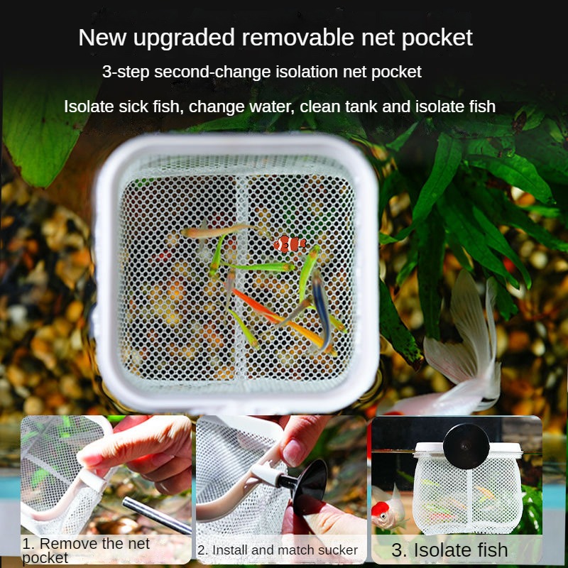 Jaring ikan akuarium 3D baja t - Aquarium Fish Net Small ulasan dan harga