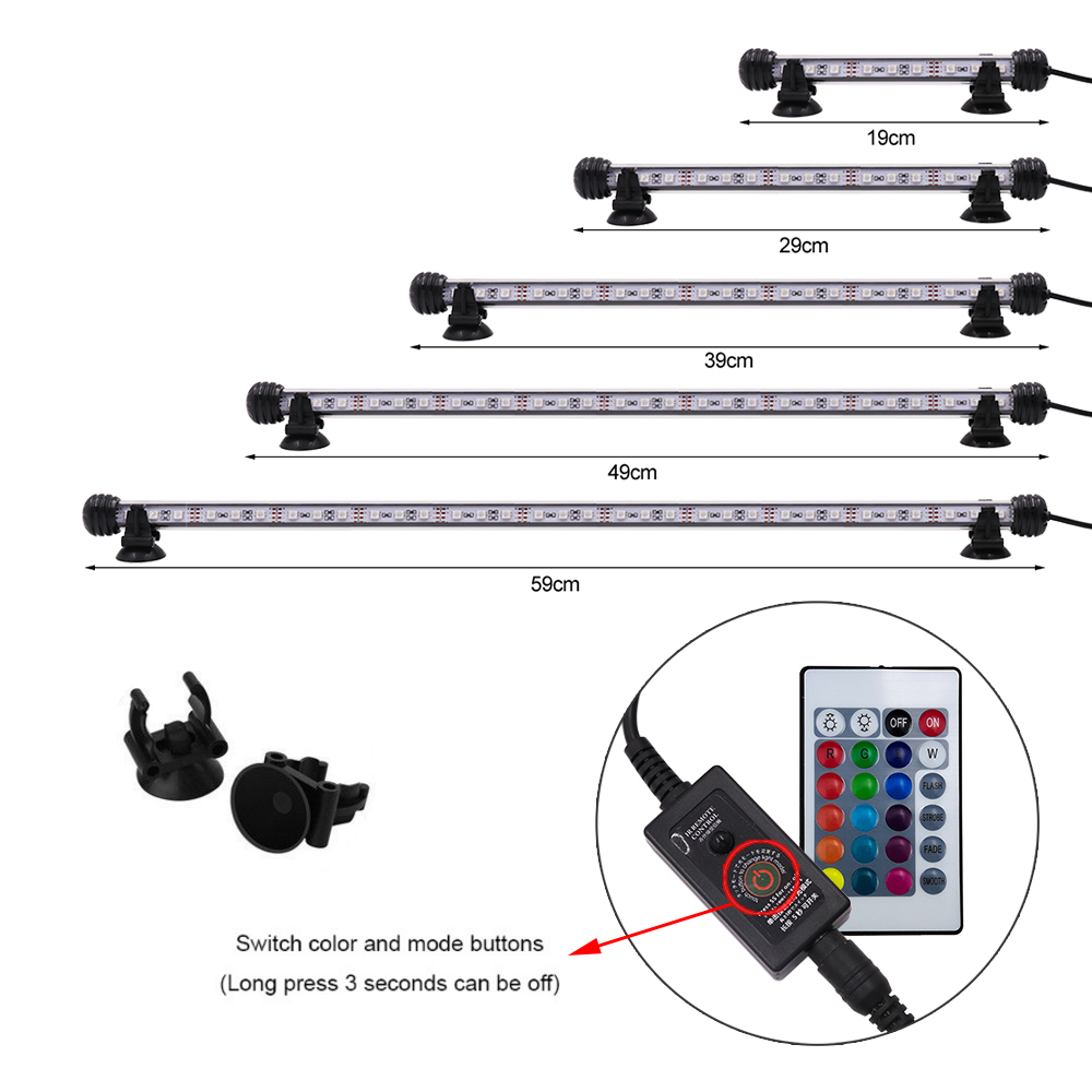Lampu selam Remote Control, 19 - Aquarium Fish Lego ulasan dan harga