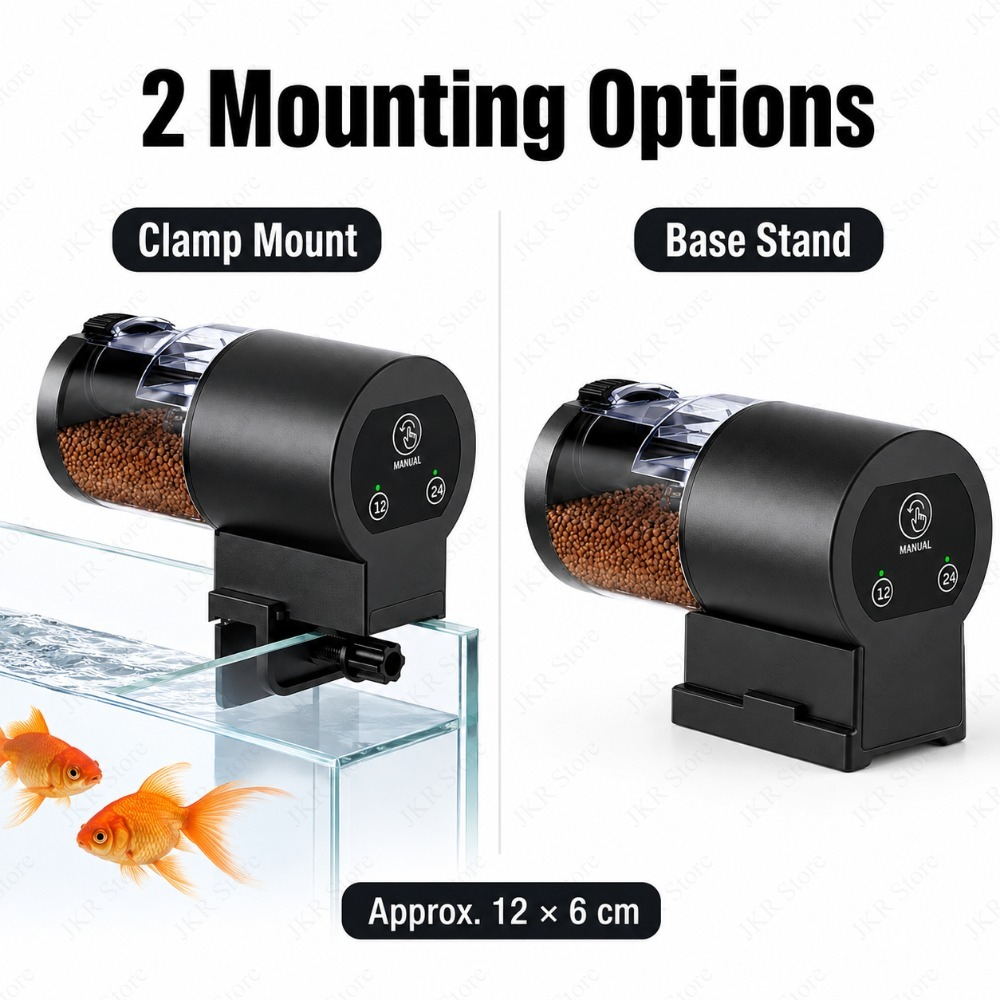 Pengumpan Ikan Akuarium Otomat - Aquarium Fish Feeder Automatic ulasan dan harga